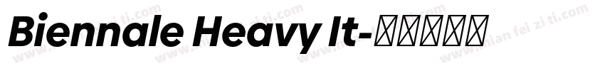 Biennale Heavy It字体转换